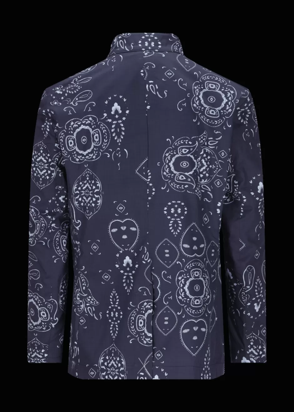 Blazer Mit Bandanaprint Lusandretto>Luis Trenker Outlet