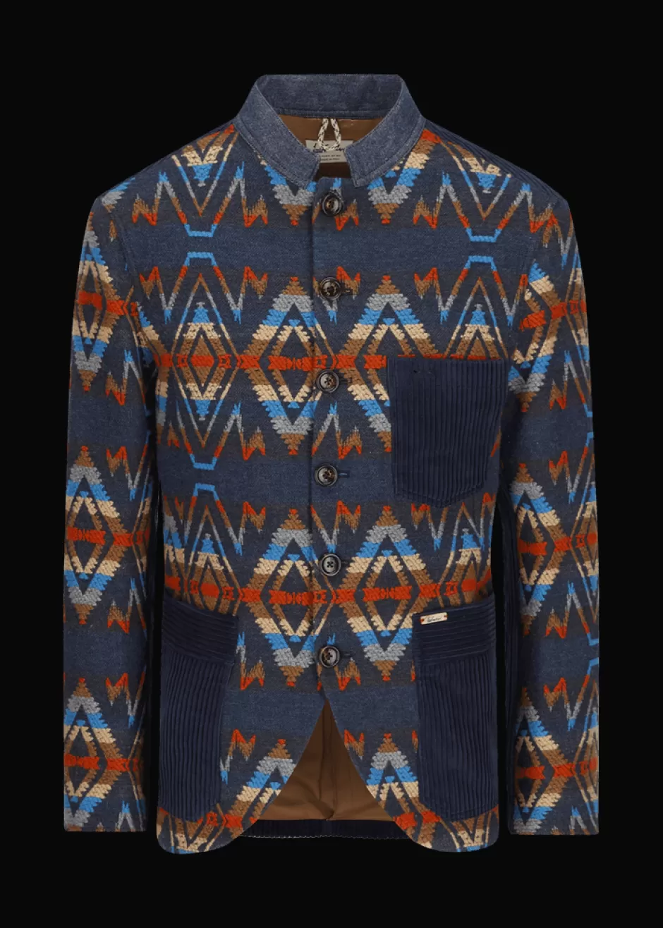 Blazer Mit Ethno-Muster Lugionas>Luis Trenker Discount