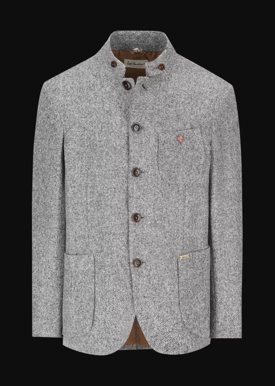 Blazer Mit Fischgrätmuster Lusandro>Luis Trenker Clearance