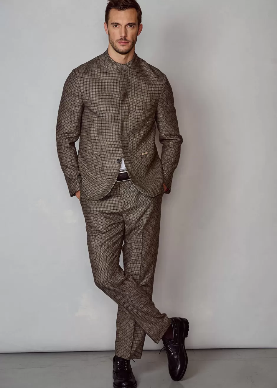 Blazer Mit Hahnentrittmuster Lupatrick>Luis Trenker Cheap