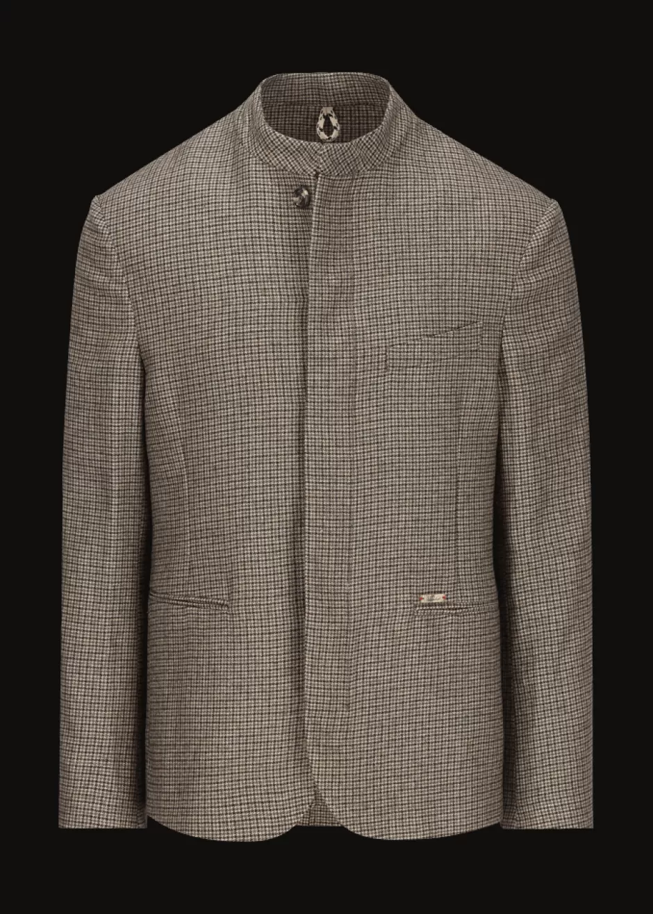 Blazer Mit Hahnentrittmuster Lupatrick>Luis Trenker Cheap