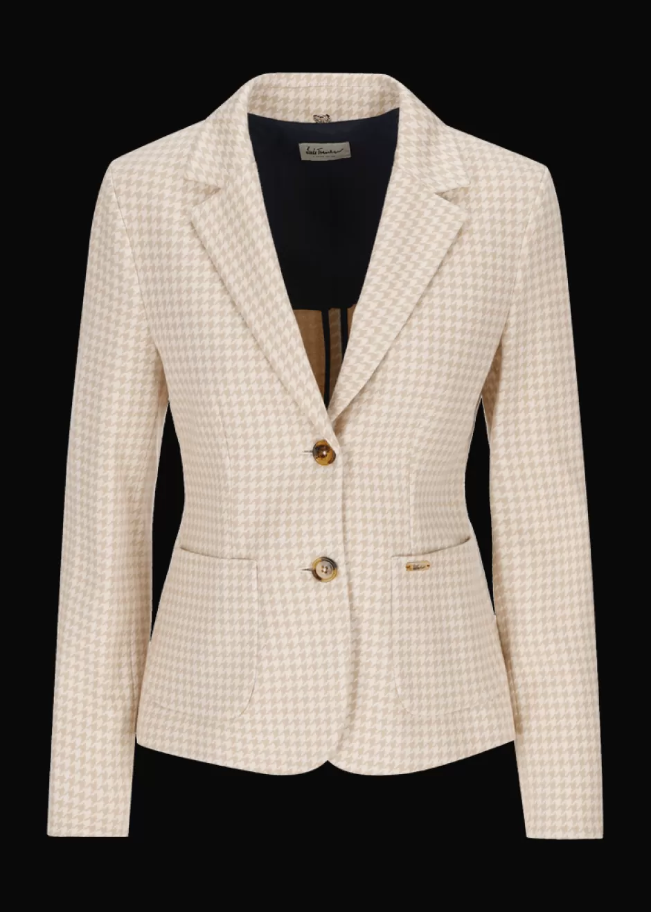 Blazer Mit Hahnentrittmuster Lurabea>Luis Trenker New