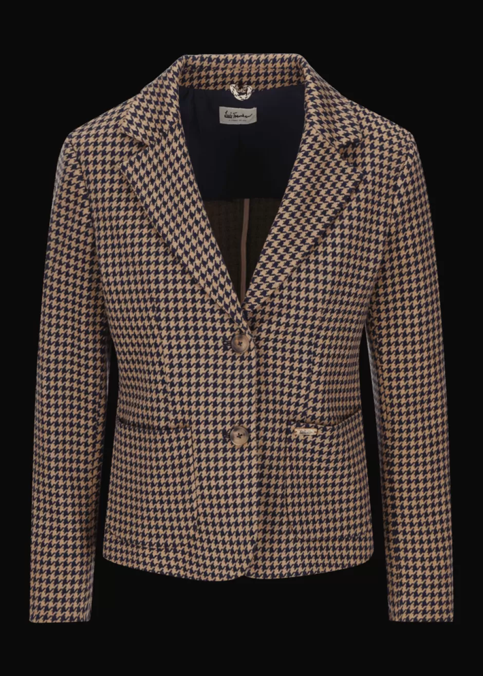 Blazer Mit Hahnentrittmuster Lurabea>Luis Trenker New