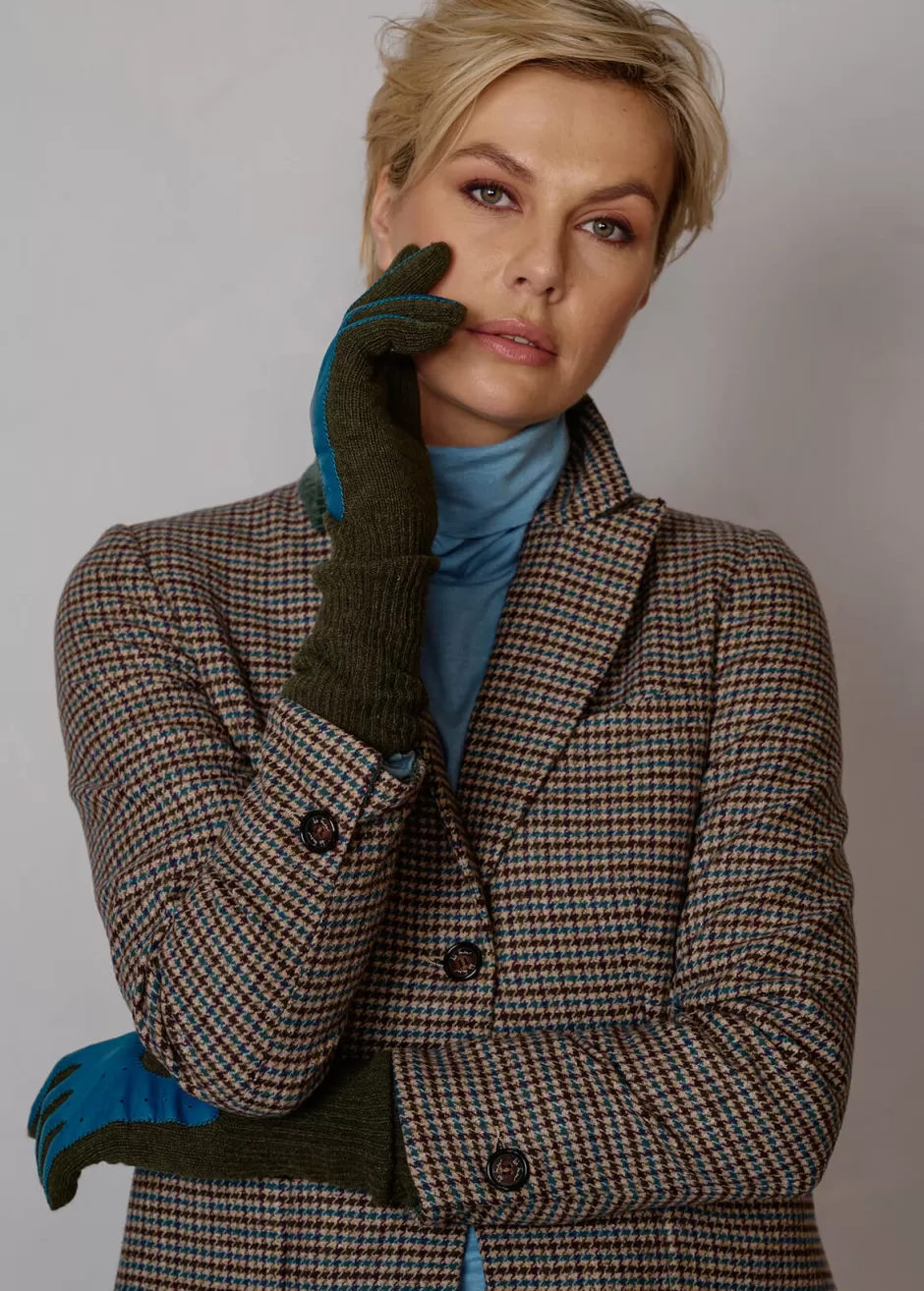Blazer Mit Hahnentrittmuster Lurania>Luis Trenker Sale