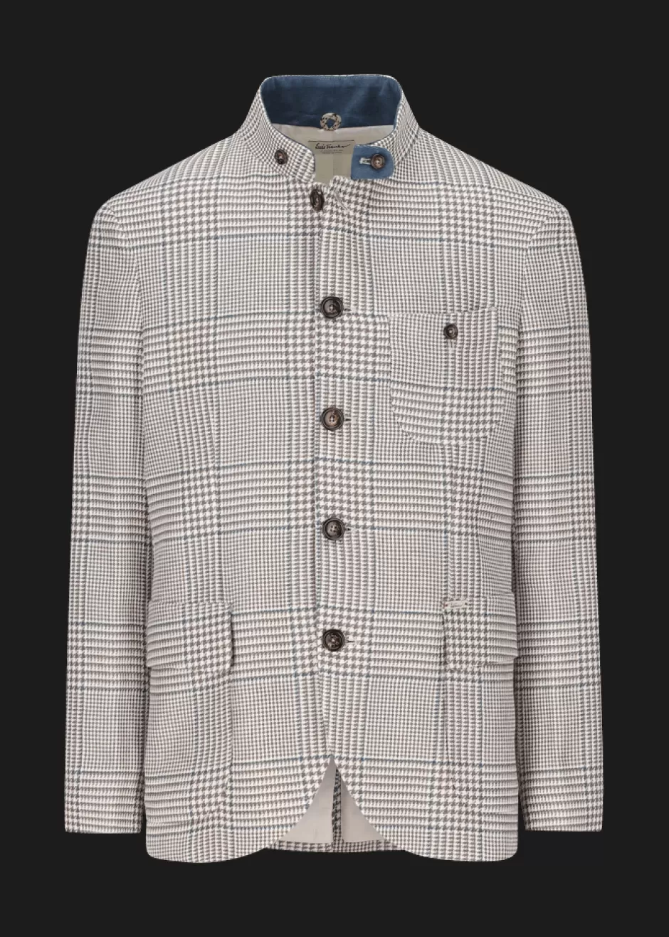 Blazer Mit Hahnentrittmuster Lusandro>Luis Trenker Outlet