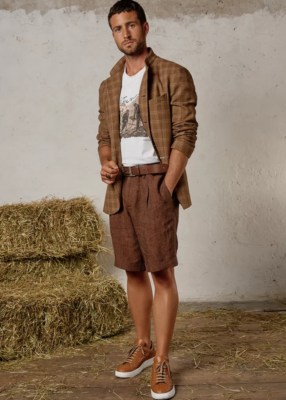 Blazer Mit Karomuster Lusandretto>Luis Trenker Discount