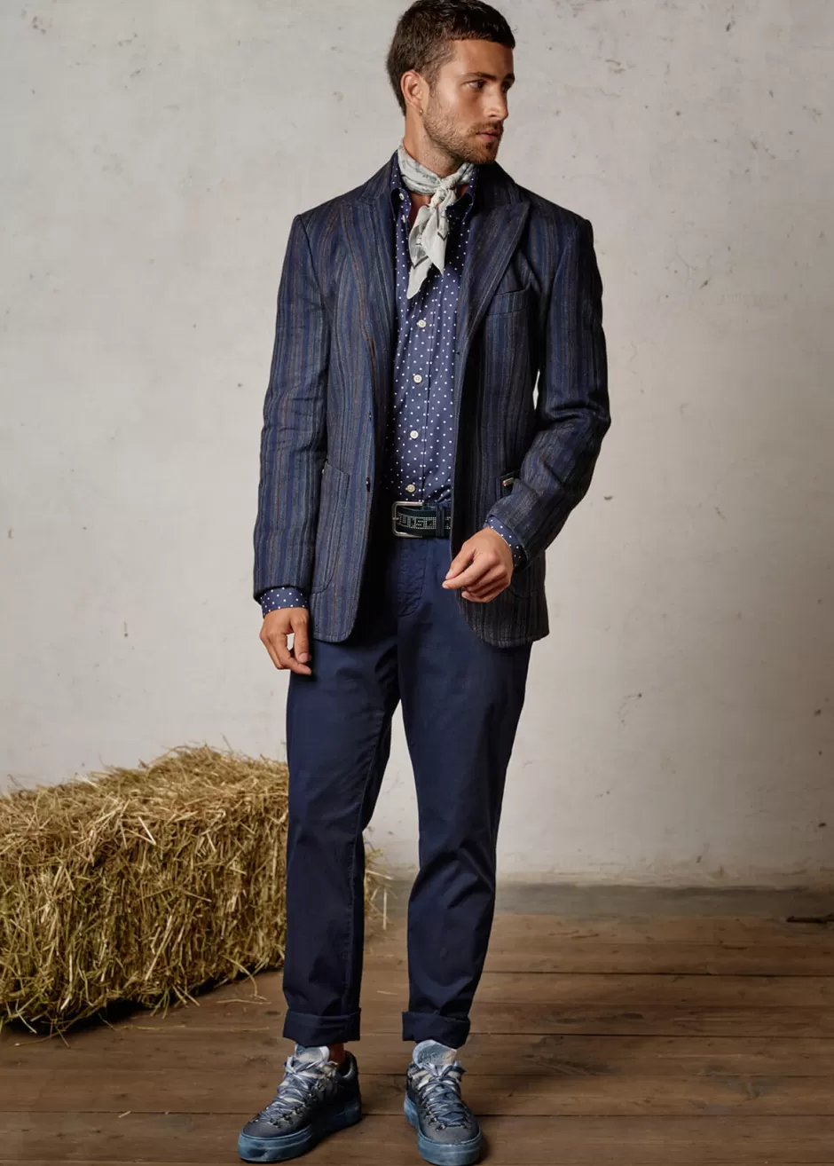 Blazer Mit Streifenmuster Lustefan>Luis Trenker Discount
