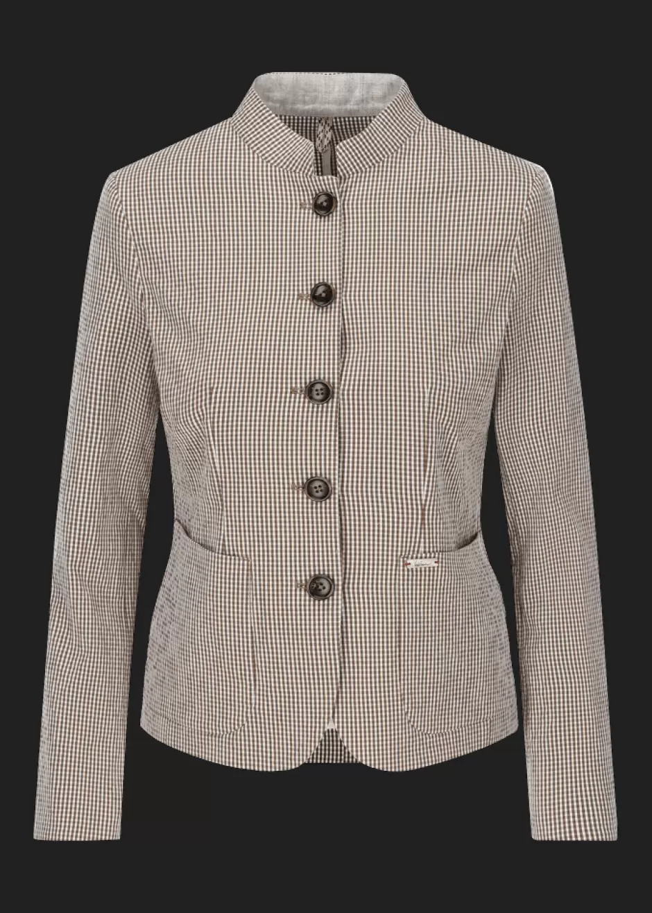 Blazer Mit Vichymuster Luranda>Luis Trenker Shop