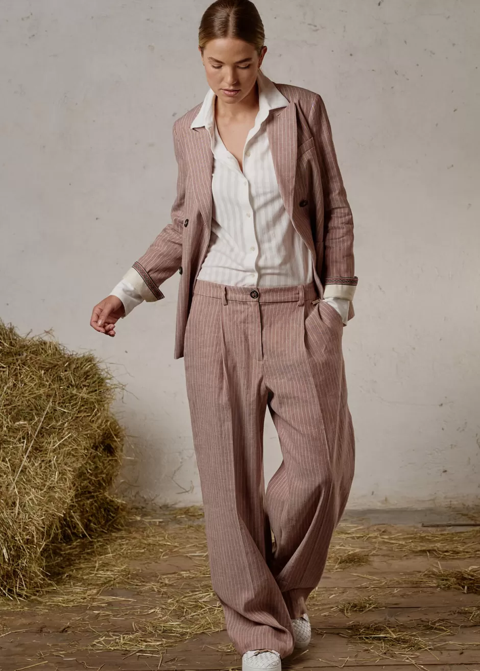 Bluse Aus Jersey Piqué Lubarbara>Luis Trenker Clearance