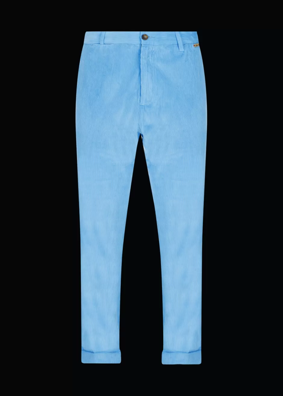 Chino-Hose Aus Feinem Cord Lubruneu>Luis Trenker Discount