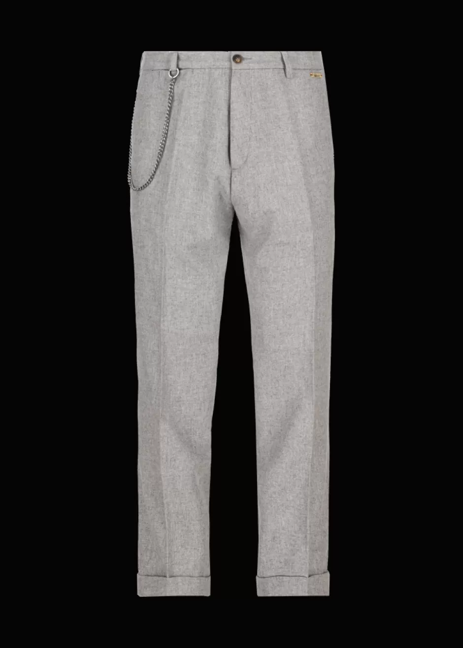 Chino-Hose Aus Wollflanell Lubruneu>Luis Trenker Clearance