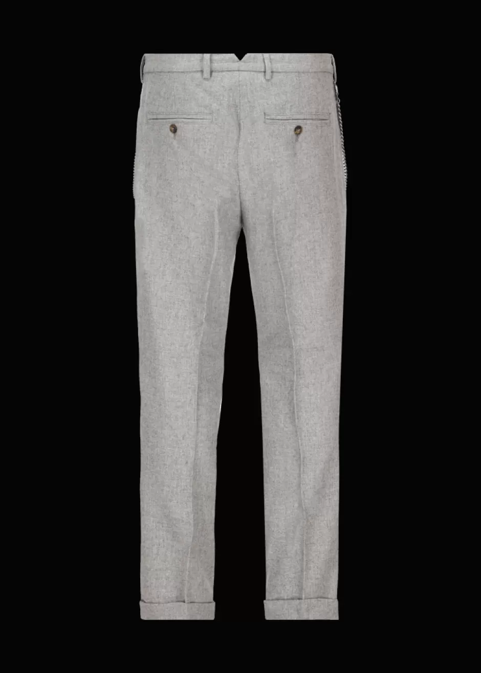 Chino-Hose Aus Wollflanell Lubruneu>Luis Trenker Clearance