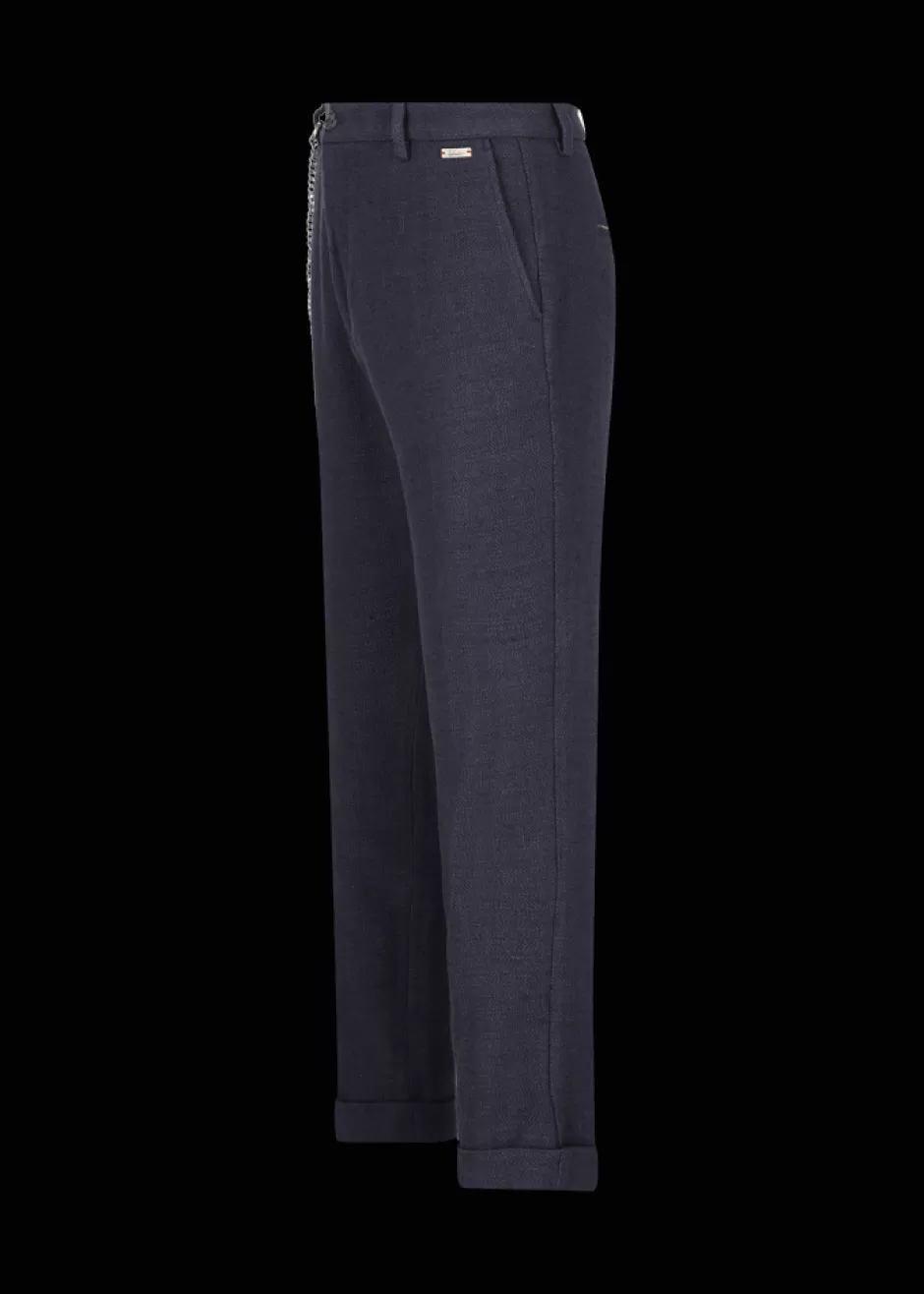 Chino-Hose Mit Fischgrätmuster Lubruneu>Luis Trenker Shop