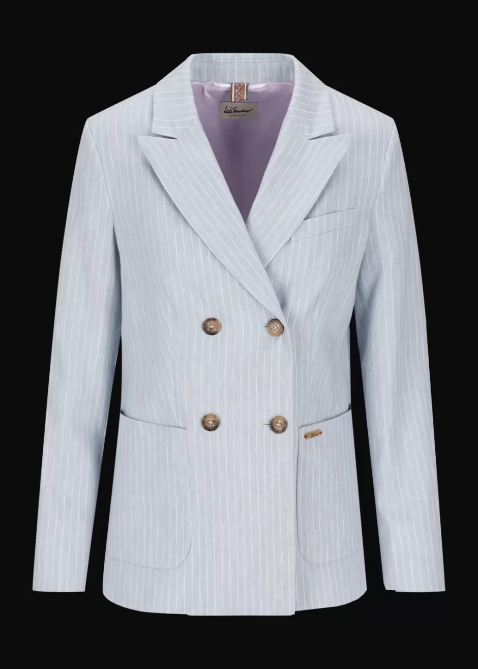 Doppelreihiger Blazer Mit Nadelstreifen Luscilla>Luis Trenker Discount