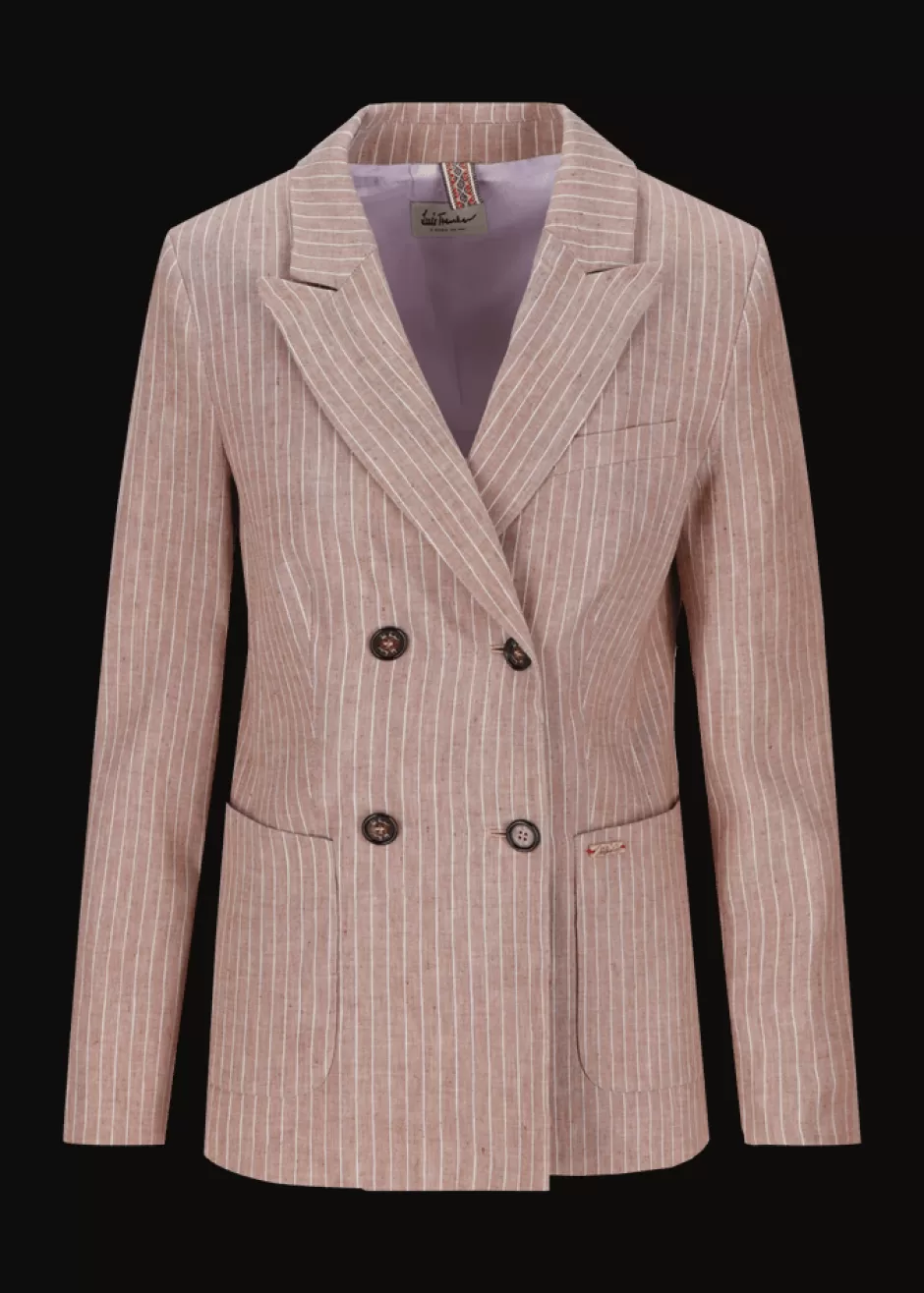 Doppelreihiger Blazer Mit Nadelstreifen Luscilla>Luis Trenker Online