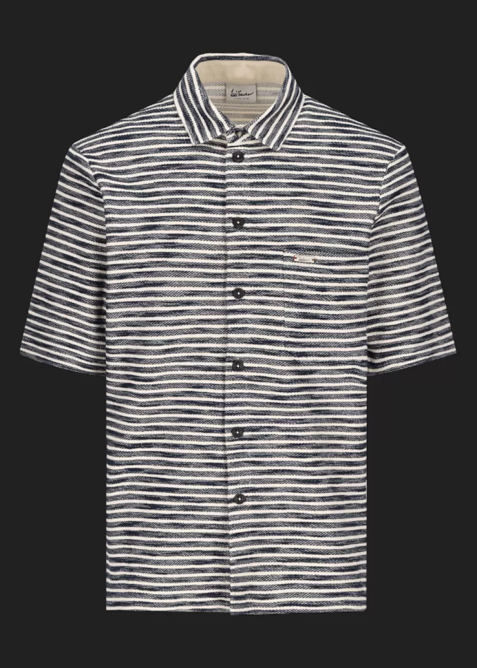 Gestreiftes Kurzarm-Hemd Ludavor>Luis Trenker Shop