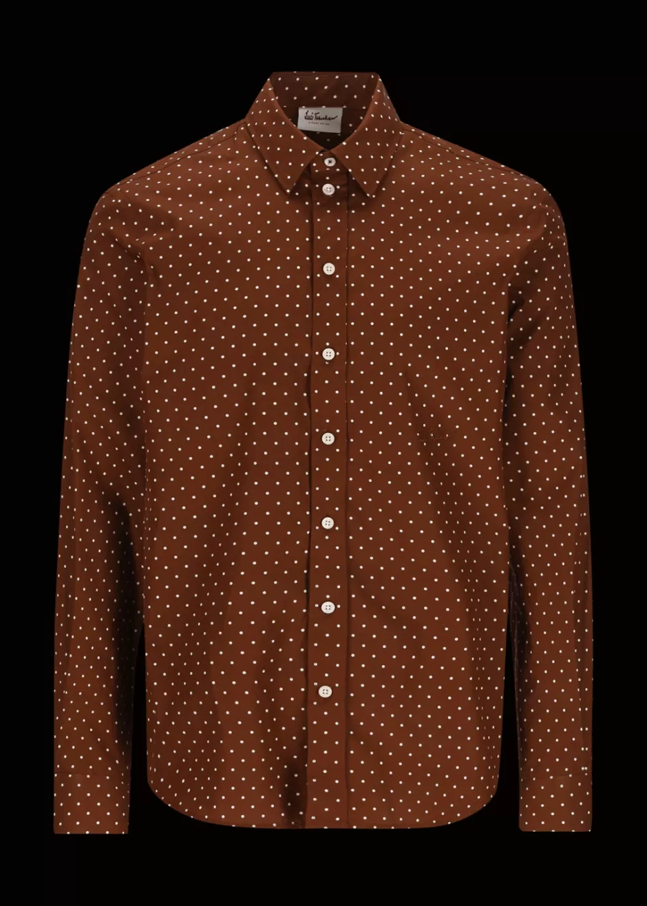 Hemd Mit Pünktchenmuster Lubodo>Luis Trenker Fashion