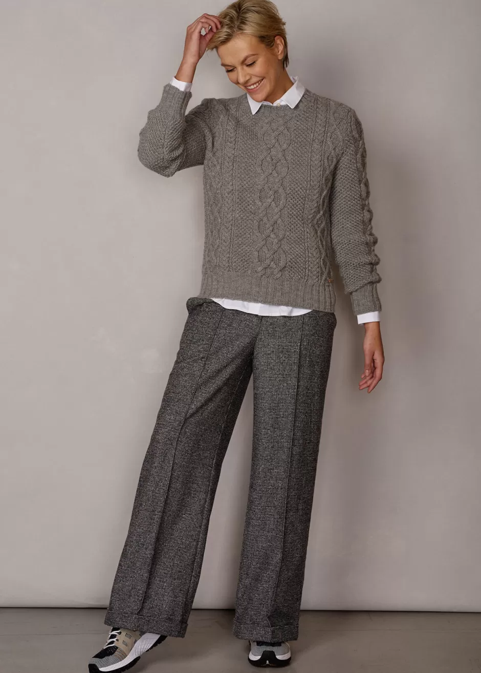 Hose Im Wollmix Mit Hahnentrittmuster Lularina>Luis Trenker Outlet