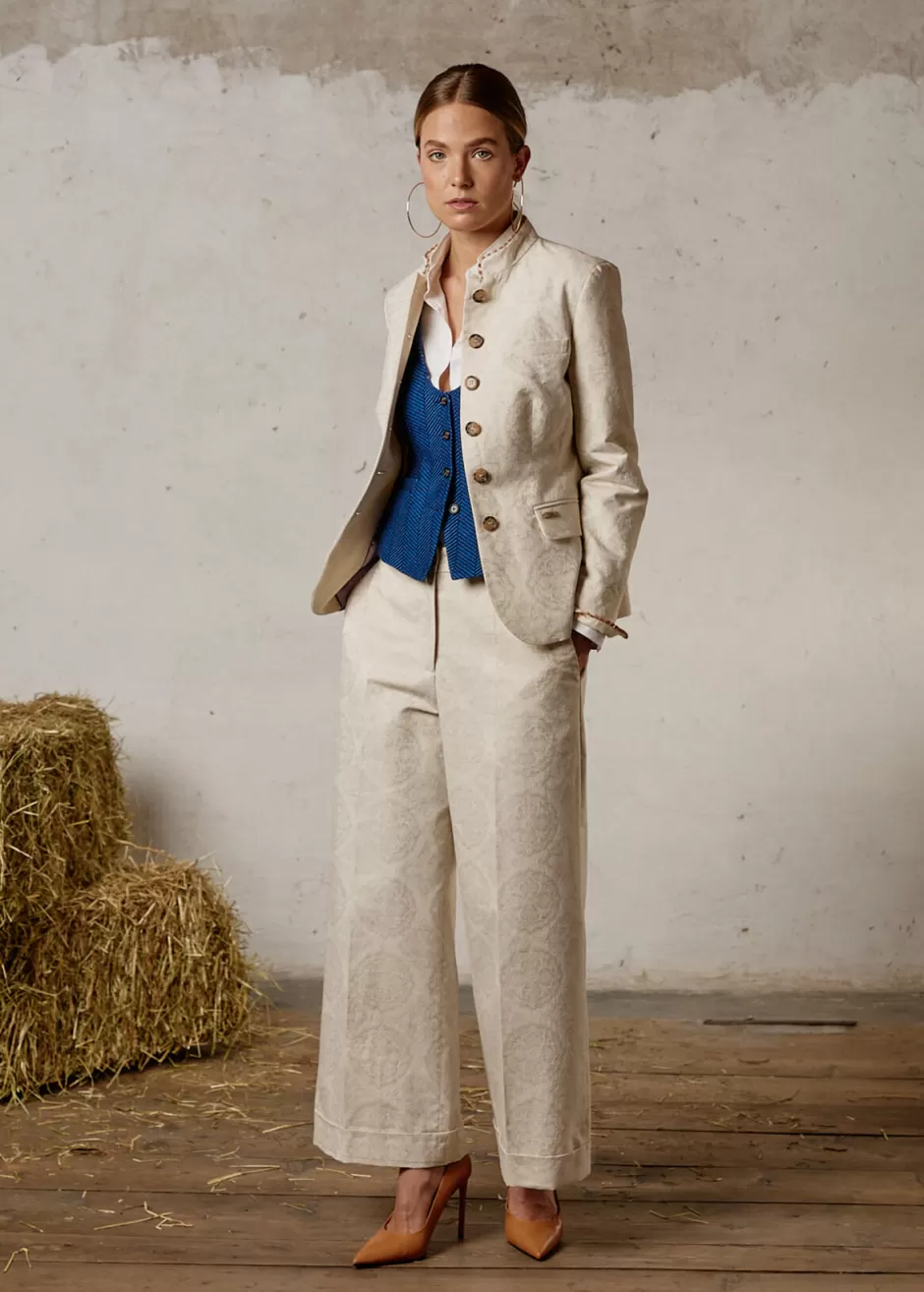 Jacquardblazer Mit Floralem Muster Luranda>Luis Trenker Best Sale