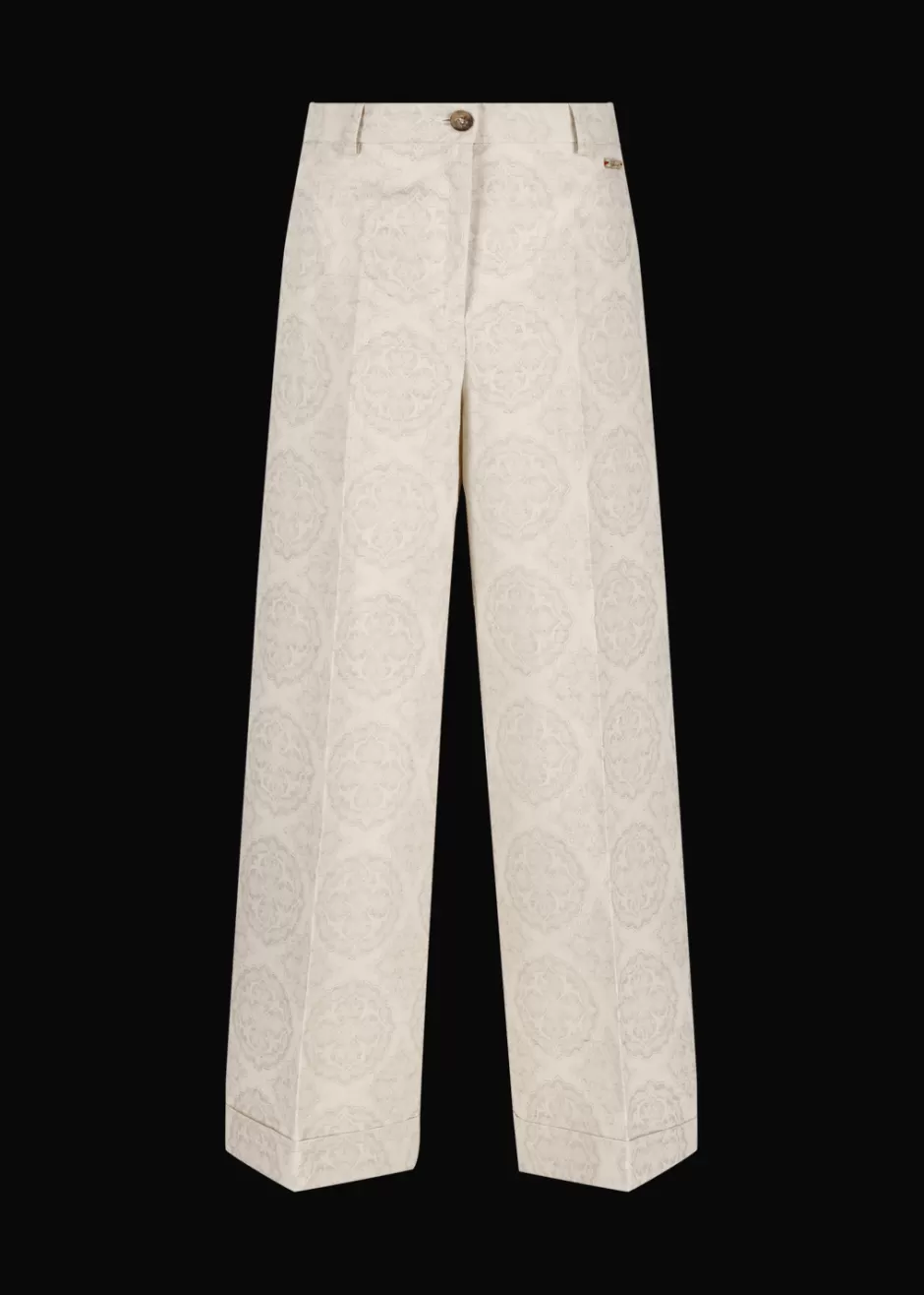 Jacquard-Hose Mit Weitem Bein Lulidia>Luis Trenker Fashion