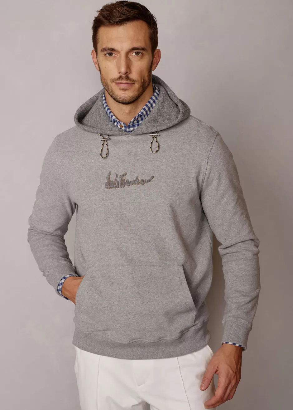 Kapuzenpullover Mit Logo Luphilipp>Luis Trenker Sale