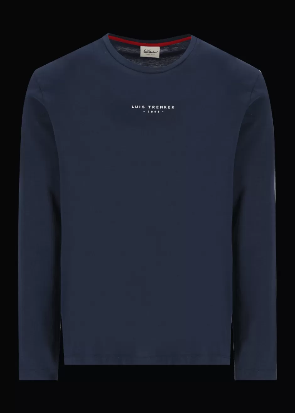 Langarmshirt Aus Baumwolle Lucarlo>Luis Trenker Outlet