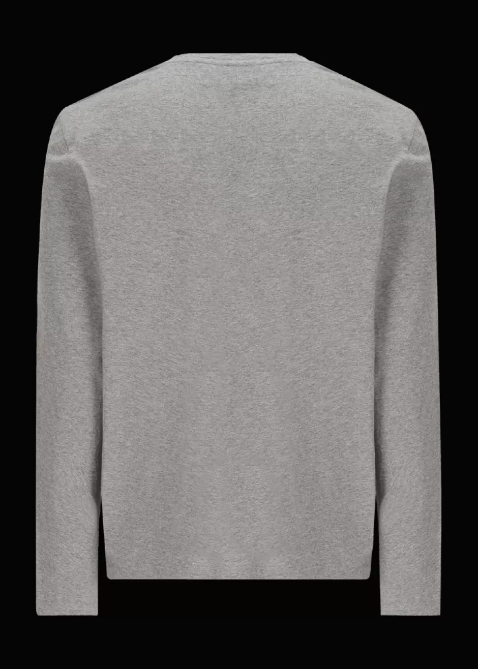 Langarmshirt Mit Print Und Stickerei Luloris>Luis Trenker Discount