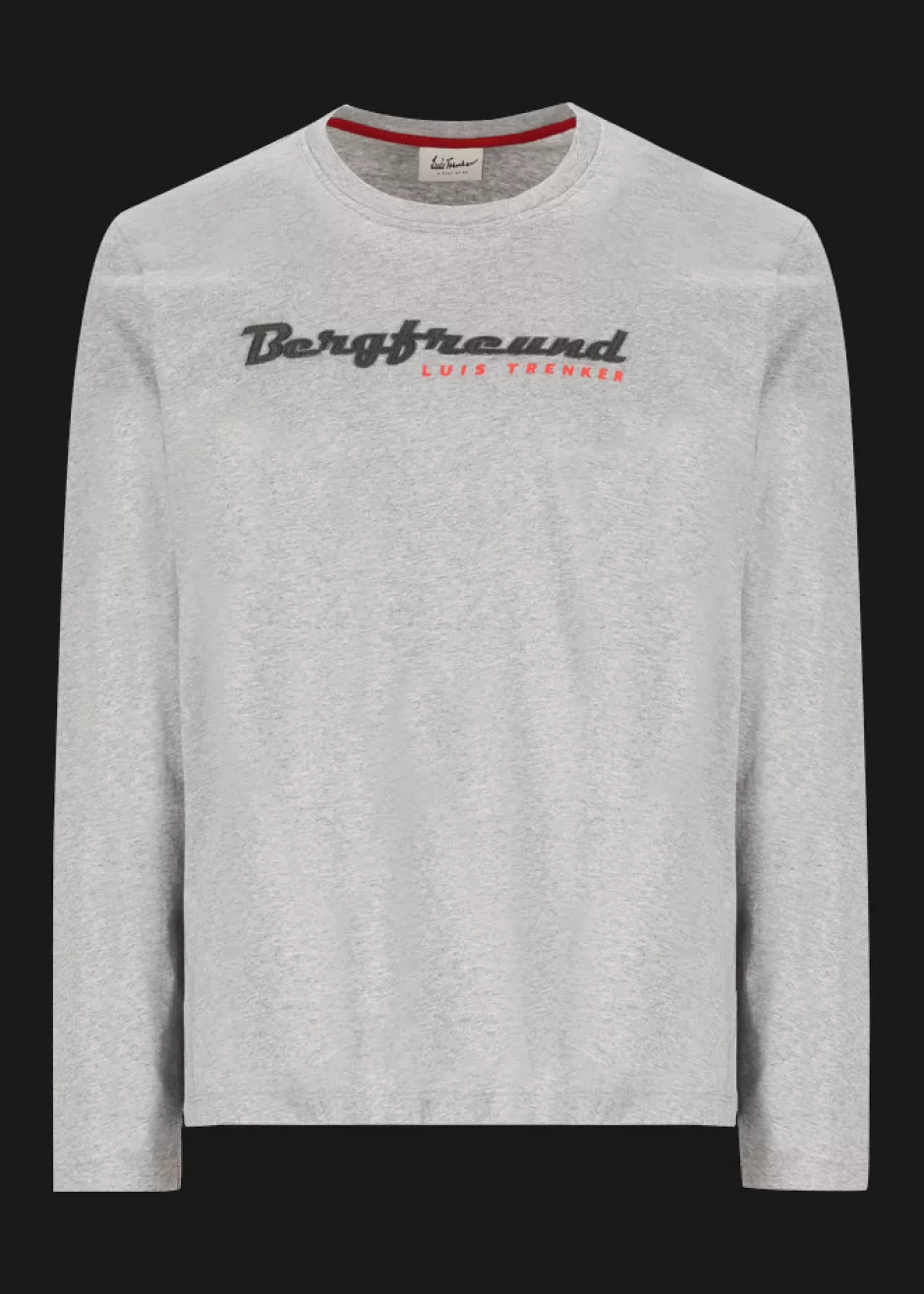 Langarmshirt Mit Schriftzug Bergfreund>Luis Trenker Clearance