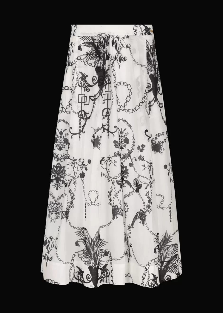 Langer Seidenrock Mit Print Lumarzia>Luis Trenker Outlet