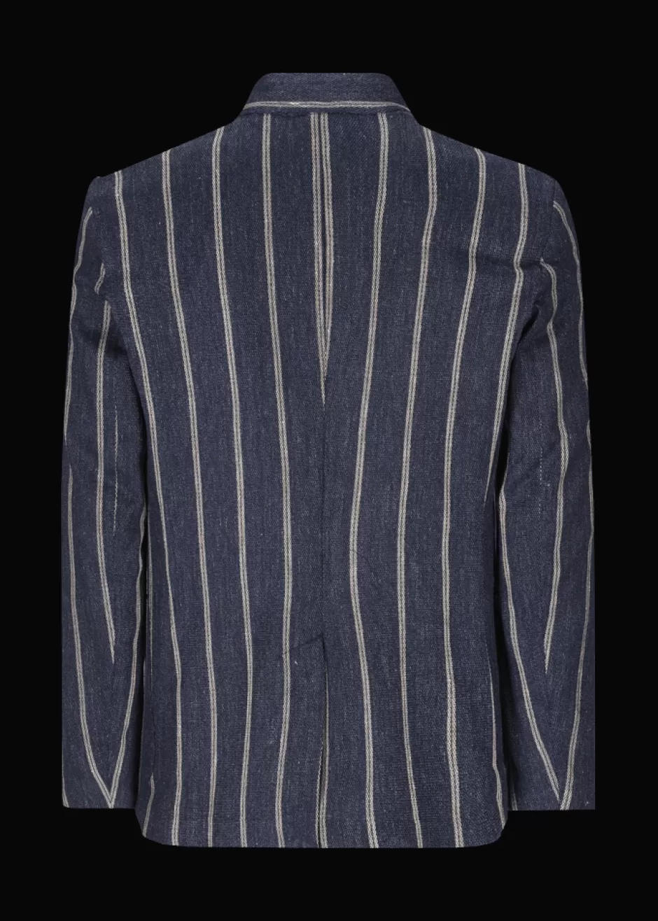 Leinenblazer Mit Nadelstreifen Lusandro>Luis Trenker Clearance