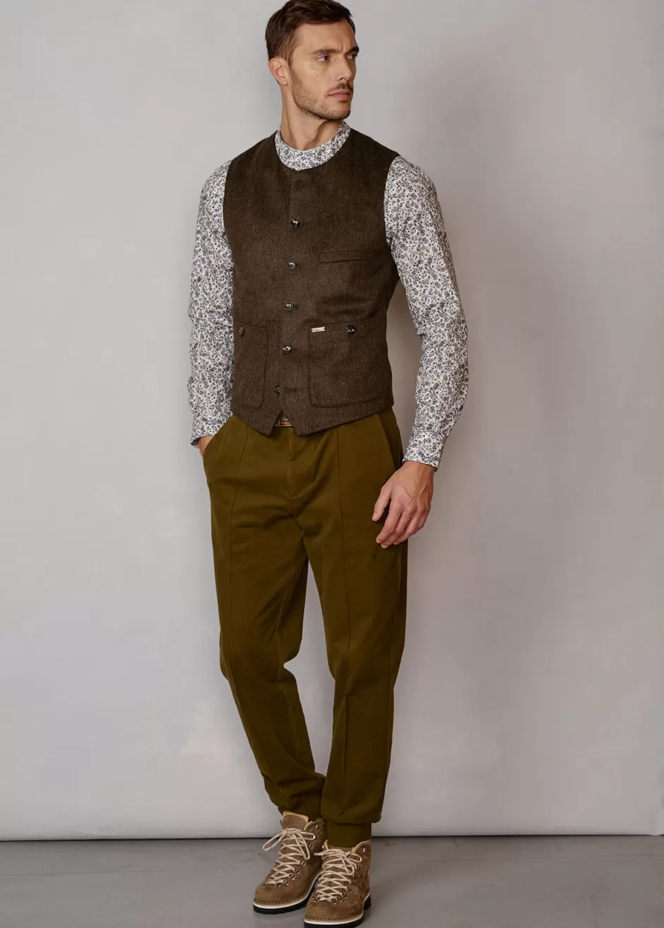 Lodenweste Mit Rundhalsausschnitt Lusven>Luis Trenker Flash Sale