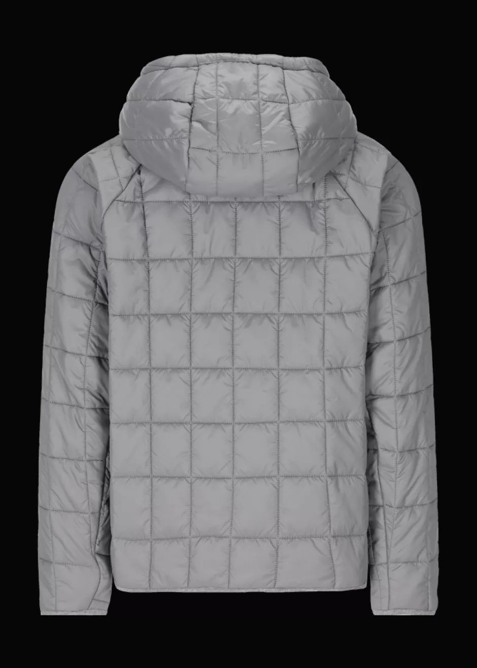 Nylon-Jacke Mit Strickvorderteil Lutluc>Luis Trenker Sale