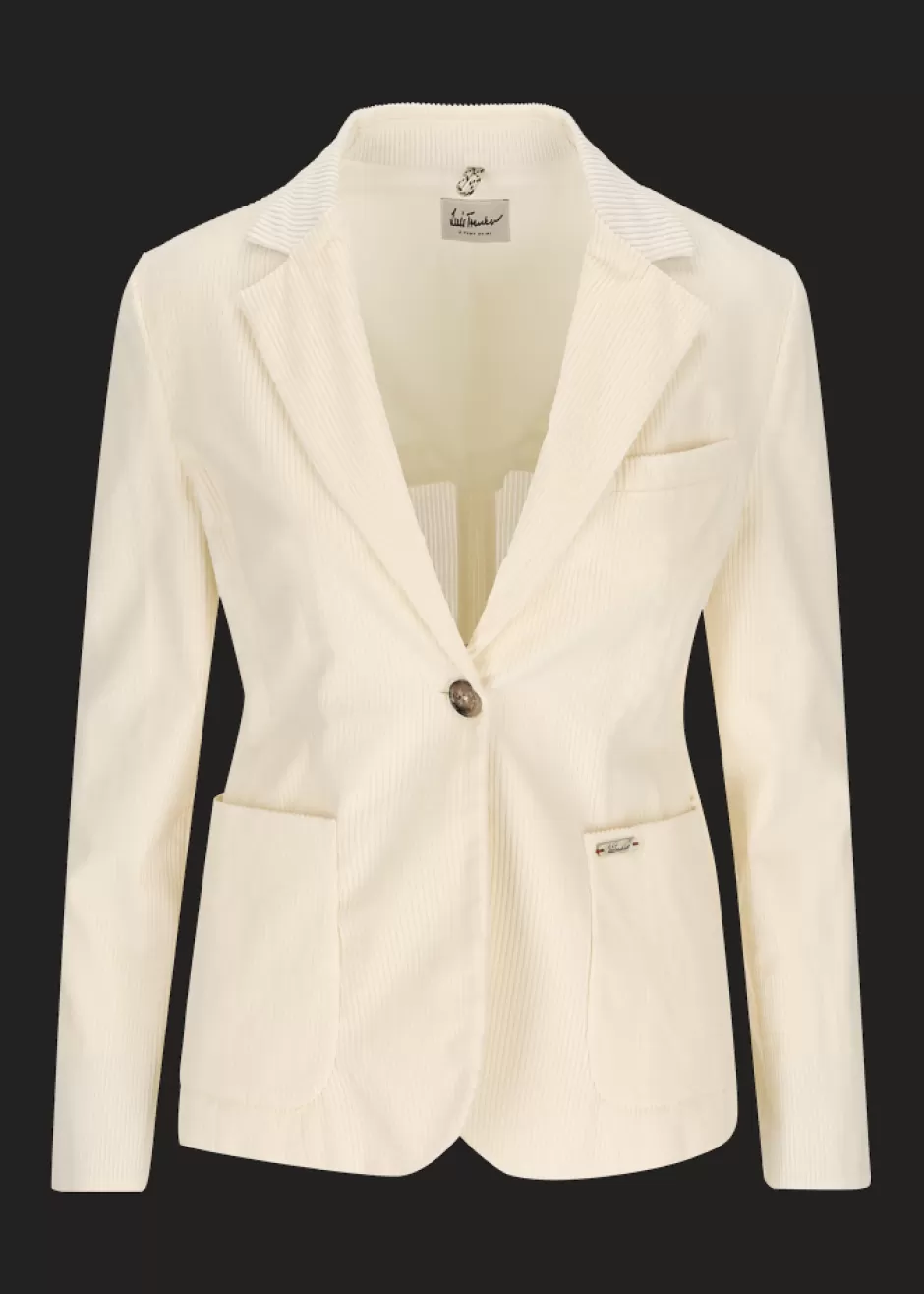 One-Button-Blazer Aus Cord Luregina>Luis Trenker Sale