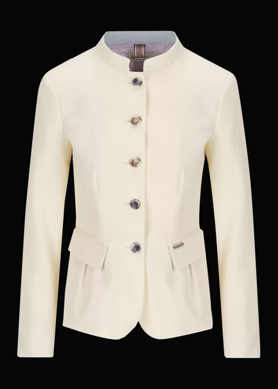 Piqué-Blazer Aus Baumwollstretch Lurosina>Luis Trenker Cheap