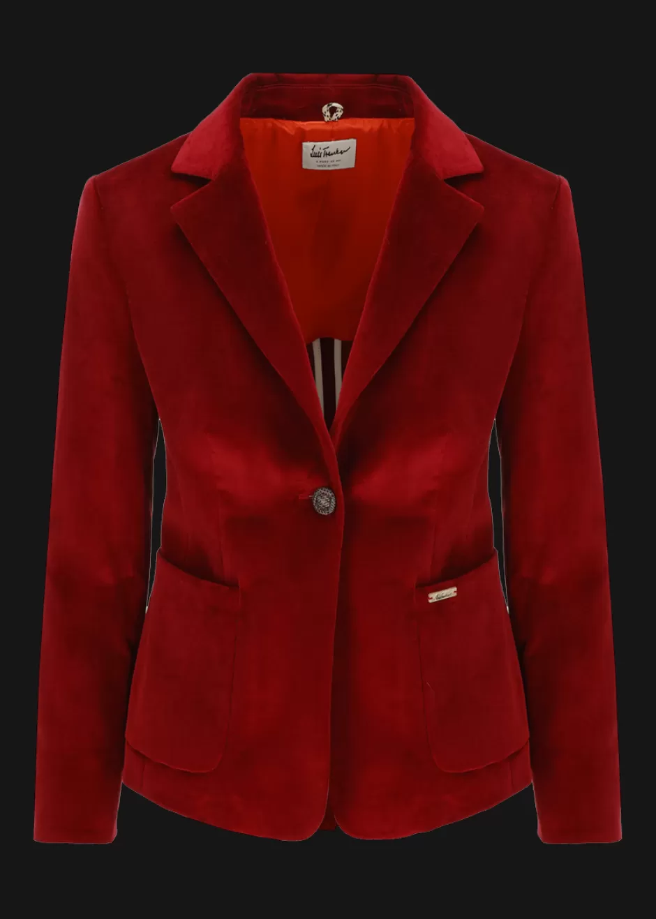 Samt-Blazer Mit Reverskragen Luramea>Luis Trenker Cheap