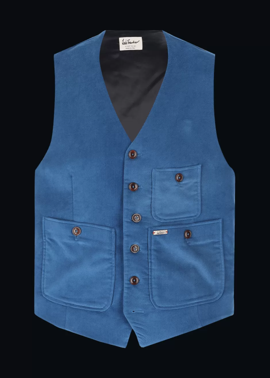 Samt-Weste Luseba>Luis Trenker Fashion
