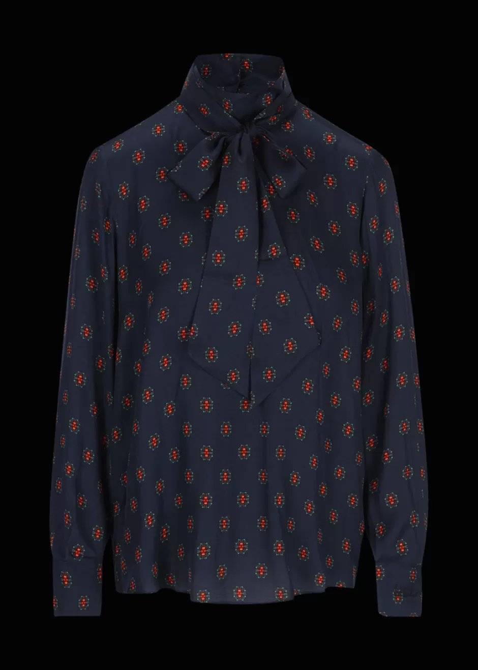 Schluppenbluse Mit Print Lubianca>Luis Trenker Hot