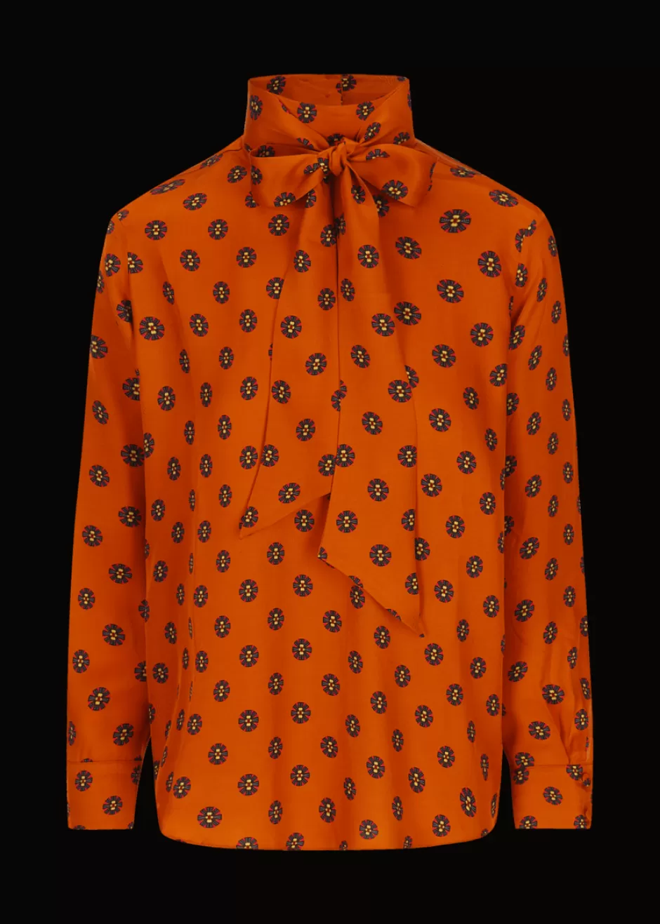 Schluppenbluse Mit Print Lubianca>Luis Trenker Cheap