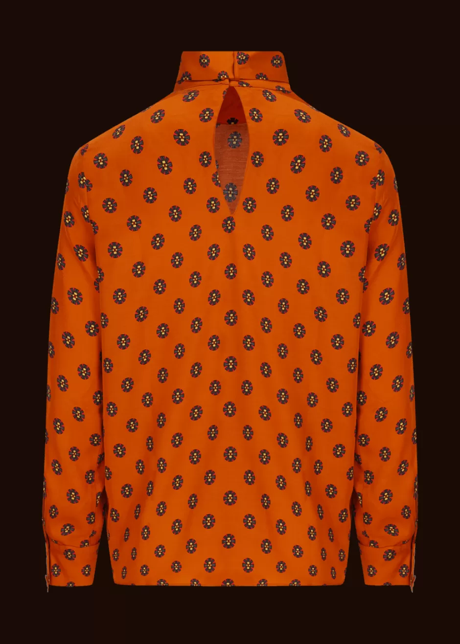Schluppenbluse Mit Print Lubianca>Luis Trenker Cheap