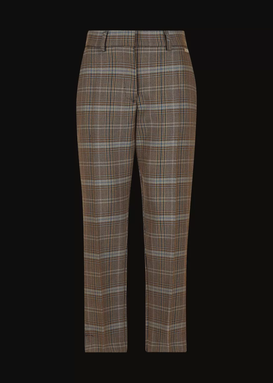 Schurwoll-Hose Mit Hahnentrittmuster Luleonelle>Luis Trenker Sale