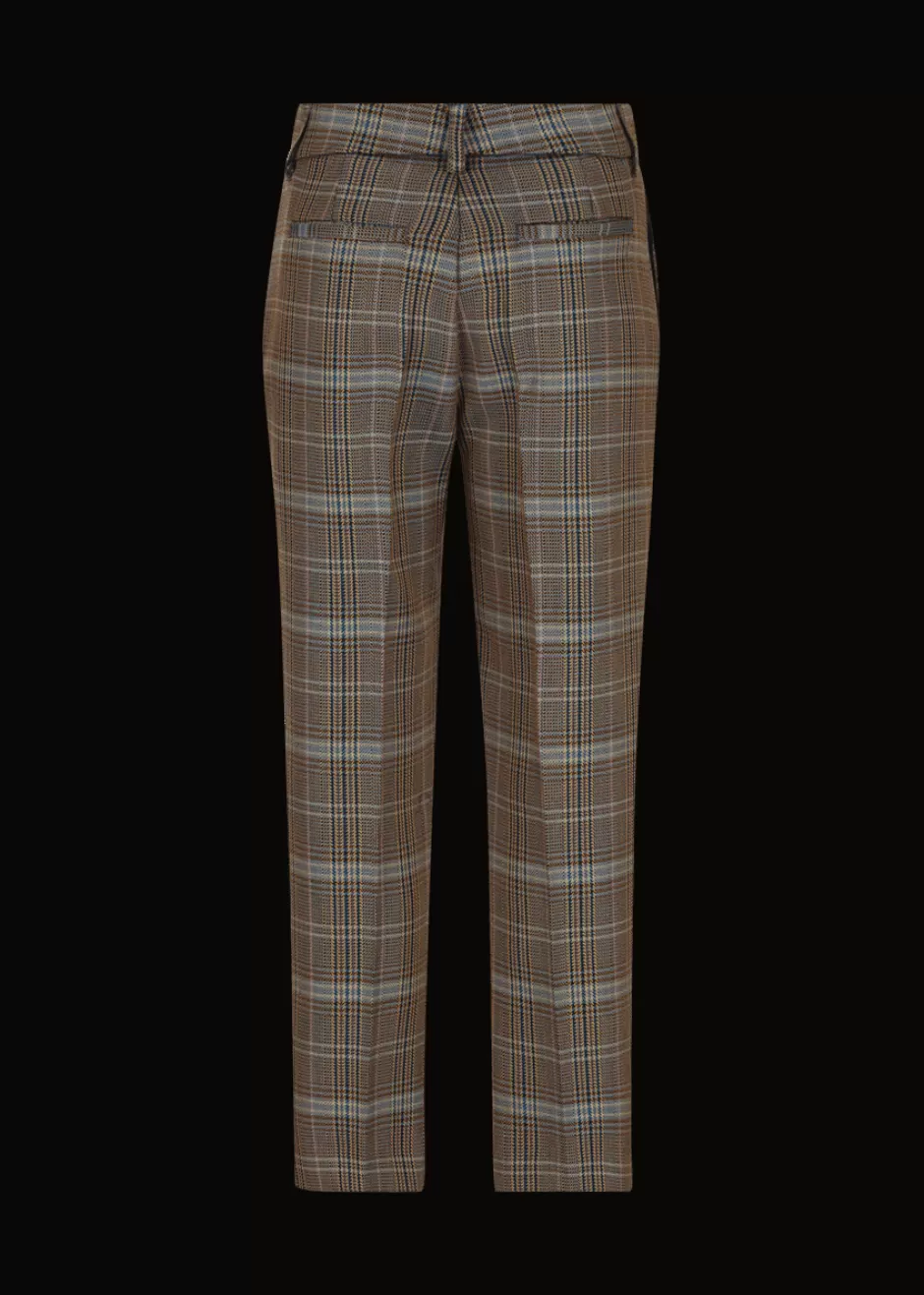 Schurwoll-Hose Mit Hahnentrittmuster Luleonelle>Luis Trenker Sale