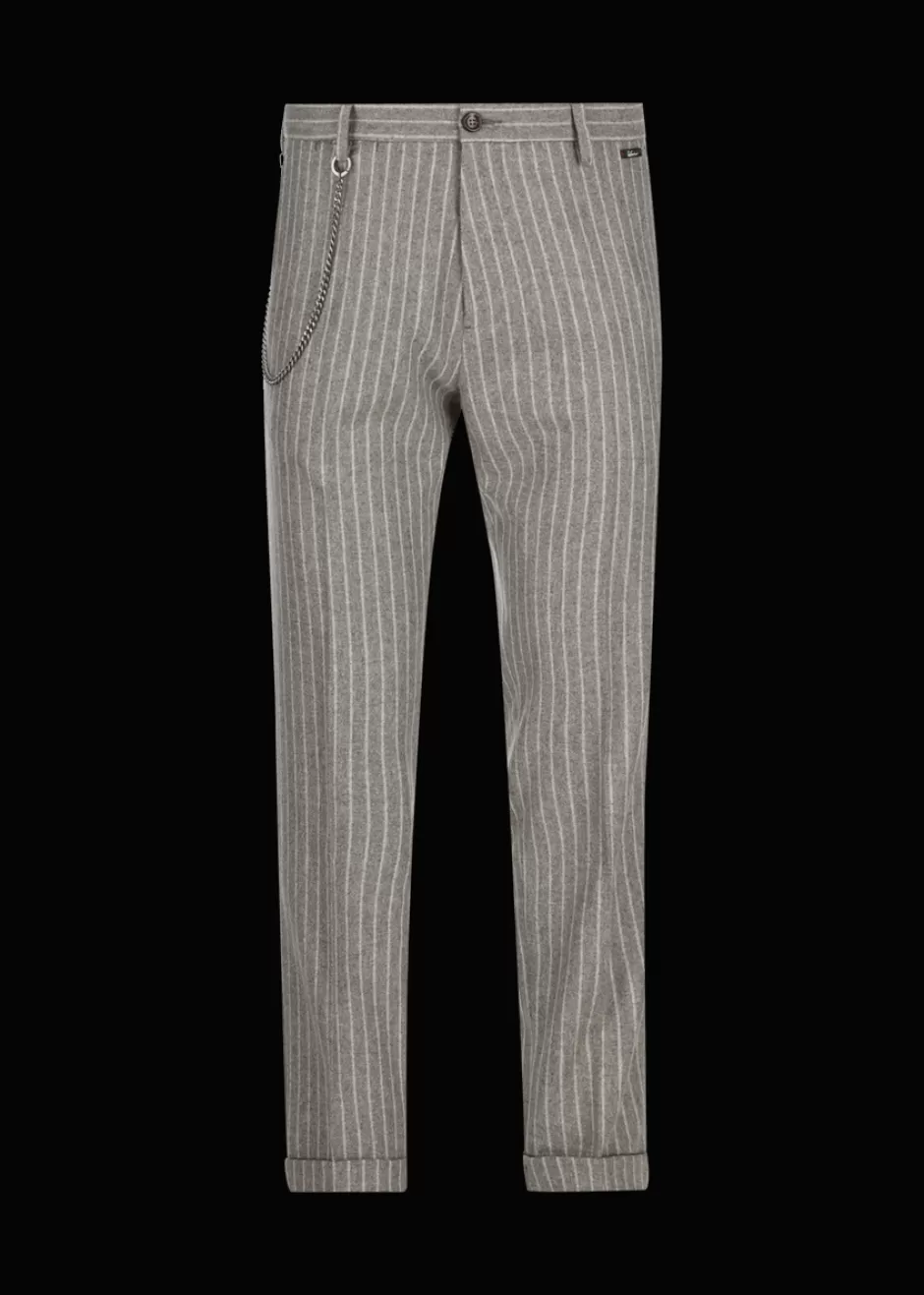 Schurwoll-Hose Mit Nadelstreifen Lubruneu>Luis Trenker Fashion