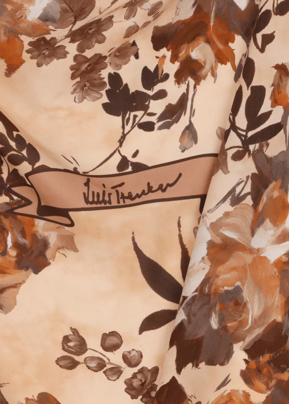 Seidentuch Mit Blumenprint Lufrancara>Luis Trenker Shop