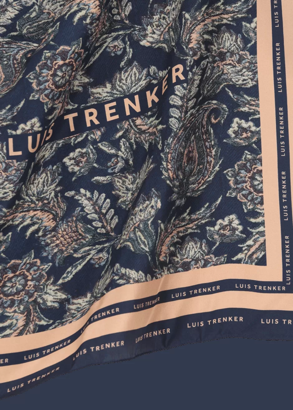 Seidentuch Mit Floralem Muster Lufrancara>Luis Trenker Best Sale