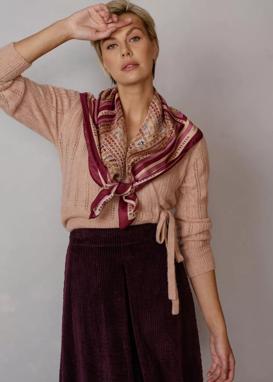 Seidentuch Mit Originellem Print Lufrancara>Luis Trenker Fashion