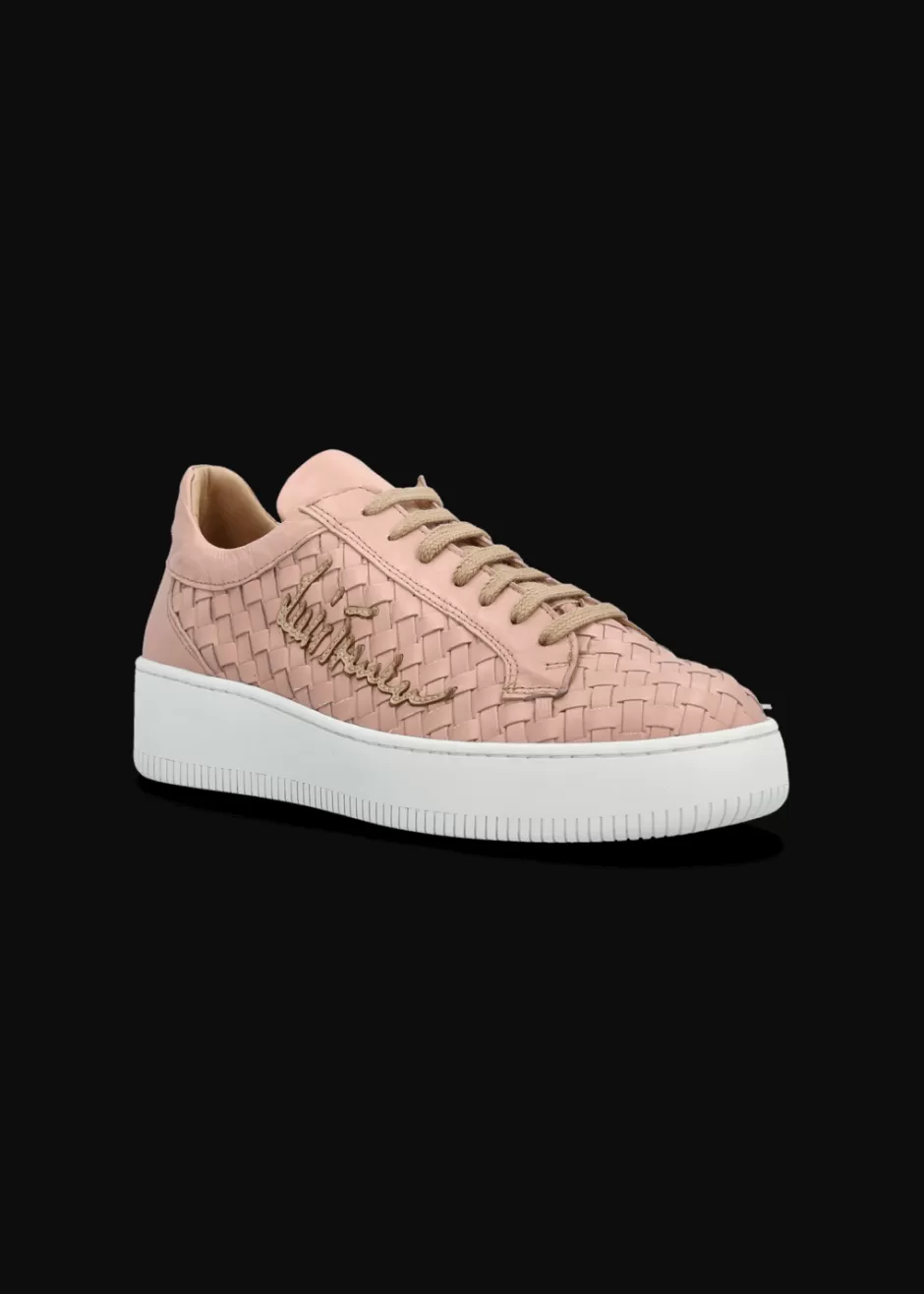 Sneaker Aus Geflochtenem Leder Lupintras>Luis Trenker Store