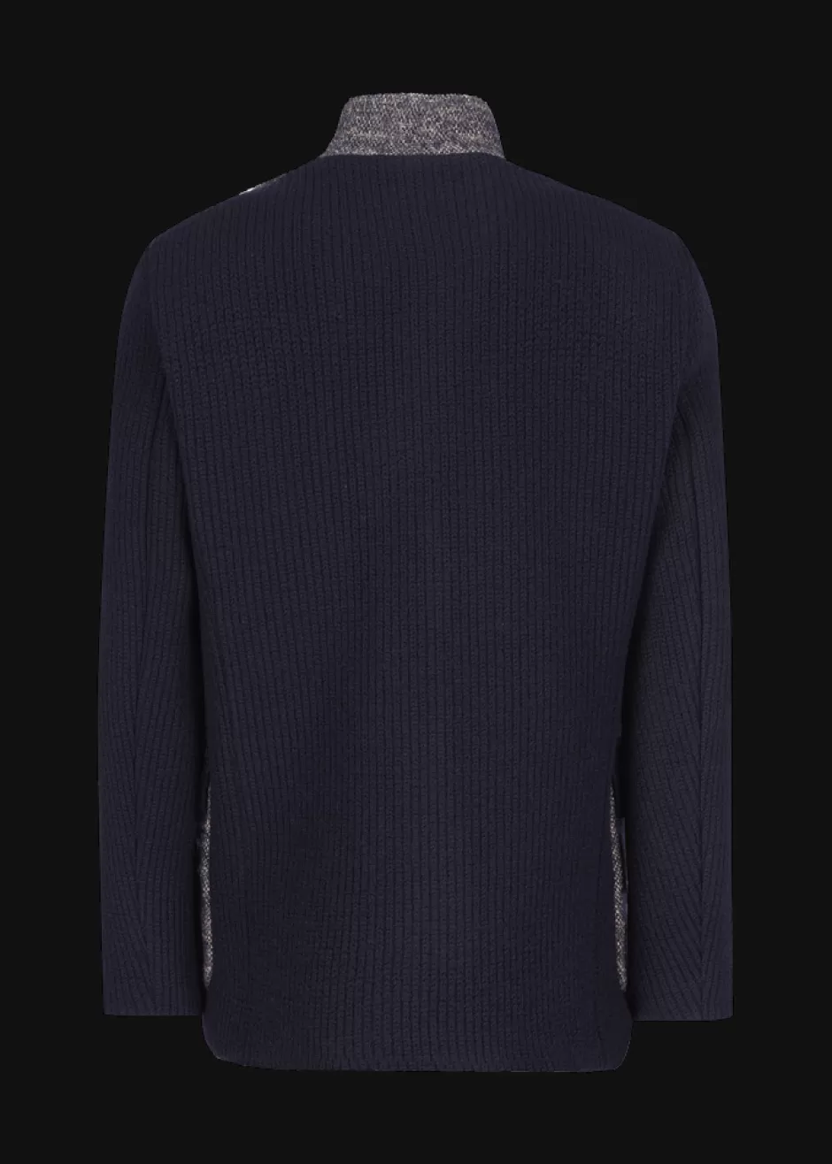 Strickblazer Im Materialmix Lusandro>Luis Trenker Cheap