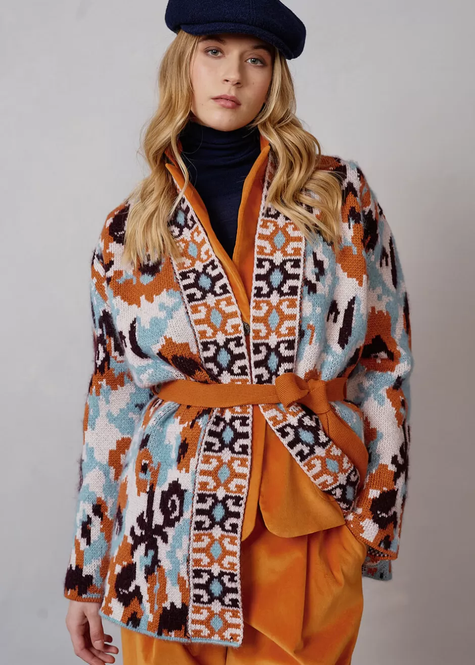 Strickcardigan Mit Gürtel Luaisha>Luis Trenker Outlet