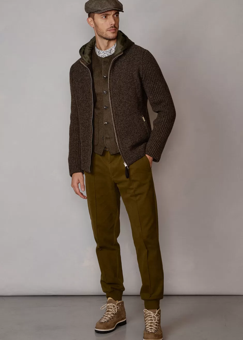 Strickjacke Aus Merino-Wollmix Luwallace>Luis Trenker Online