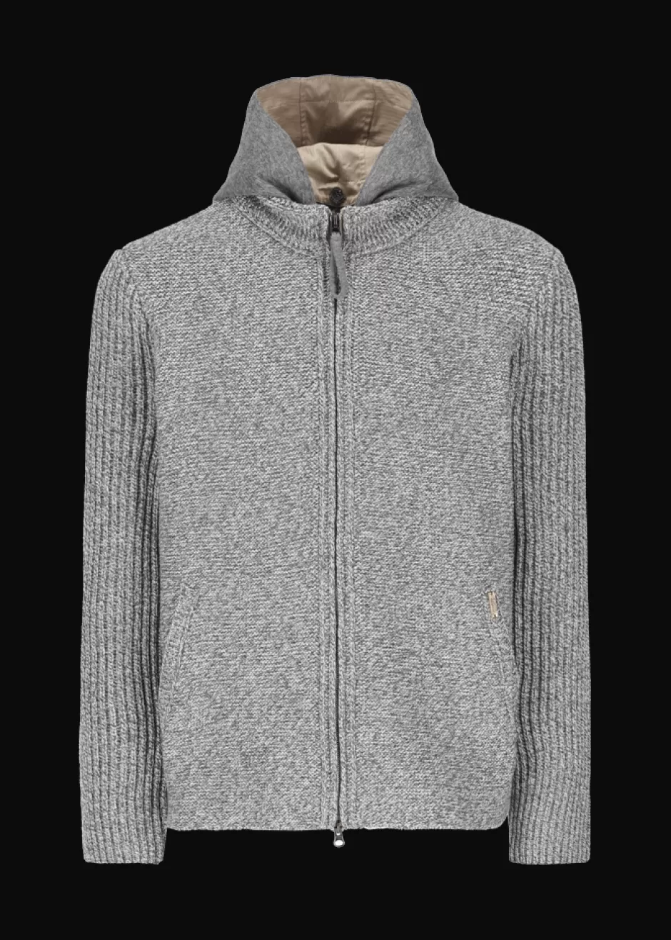Strickjacke Aus Merino-Wollmix Luwallace>Luis Trenker Cheap